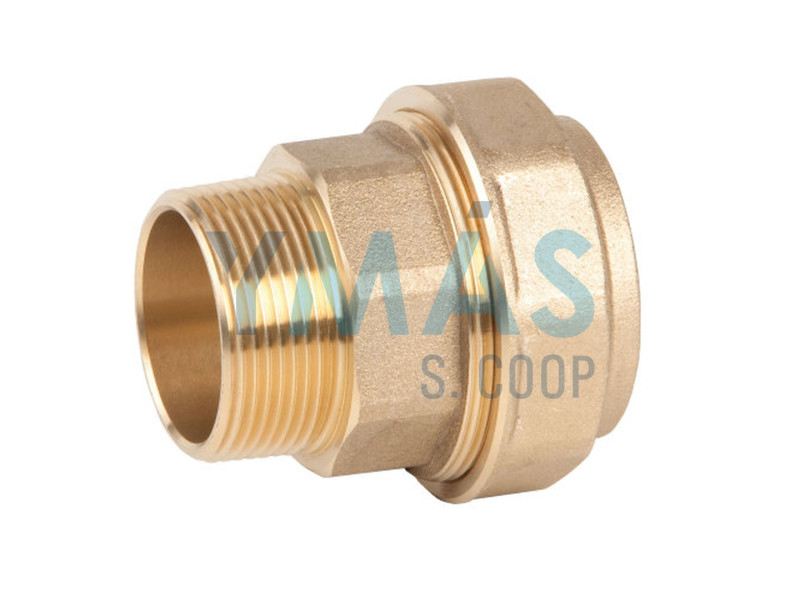 ENLACE EGB ROSCA MACHO POLIETILENO 20 X 1/2" LATON EBF