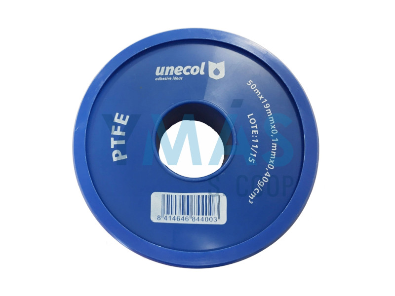 TEFLON CINTA 50M X 19MM X 0.1MM 0.40GR/CM3