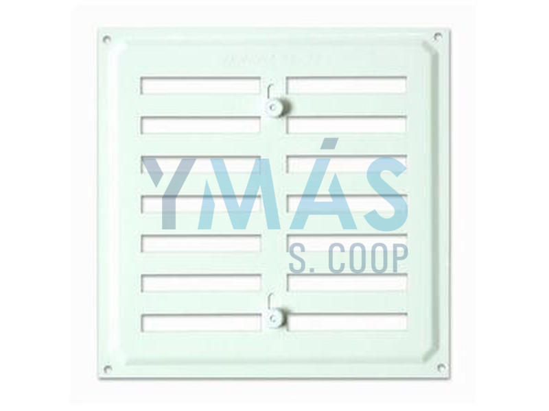 REJILLA REGULABLE 170 X 170MM LACADA BLANCA