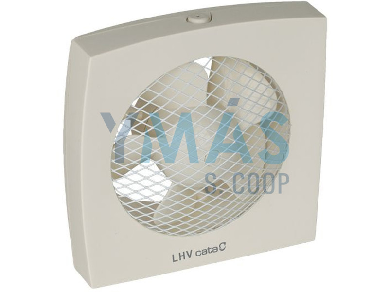 EXTRACTOR HELICOIDAL PARA MURO Y CRISTAL 220 - 240V 285 X 285MM CONDUCTO 229MM CATA LHV-225                