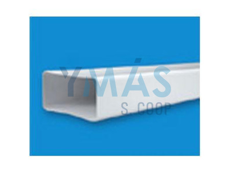 TUBO PVC RECTANGULAR TUBPLA 110 X 55 MM BLANCO