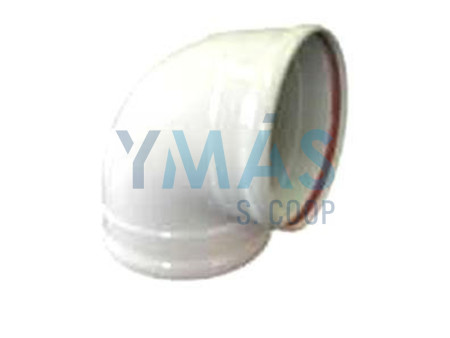 CODO ALUMINIO 87º DE 110MM ALU STAR
