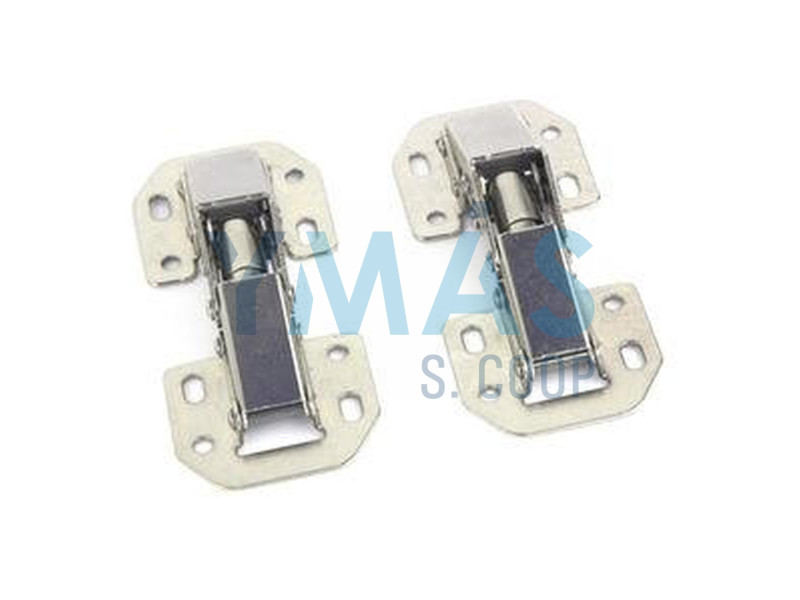 BISAGRA OCULTA CRIPI REF. 415 100MM NIQUELADA CON TORNILLOS