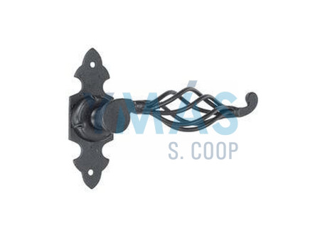 JUEGO MANILLAS FAROLILLO CON PLACA DE 110 X 40MM EL ZORRO 73121                  