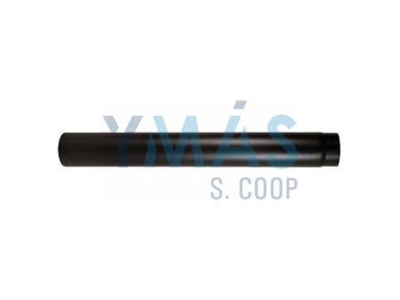 TUBO ESTUFA ESMALTADO VITRIFICADO NEGRO 1M - 175 MM