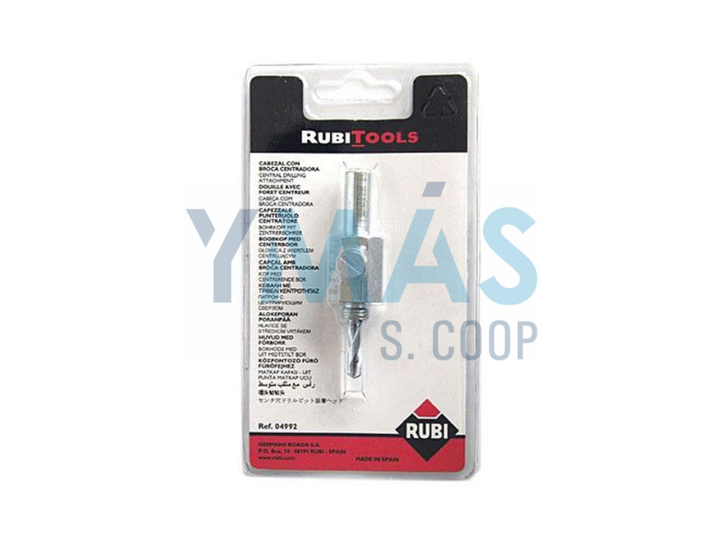 CABEZAL Y BROCA CENTRADORA PARA AZULEJOS RUBI 4992                   