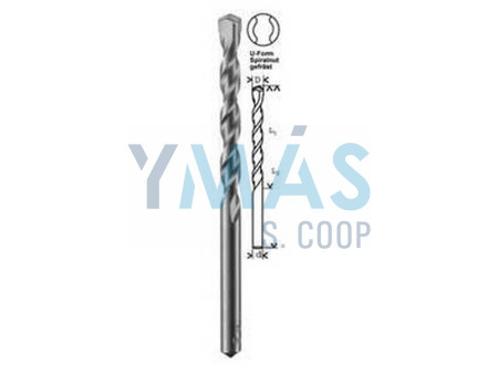 BROCA PARA HORMIGON CYL-3 4MM      