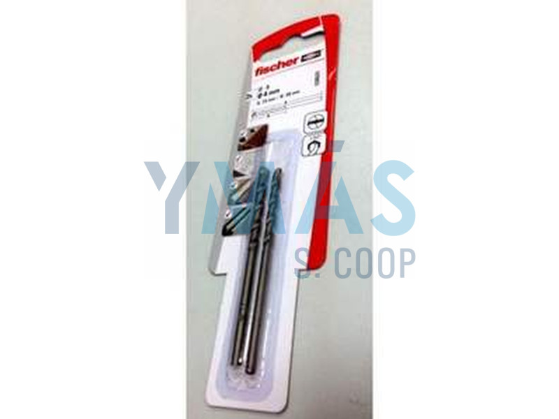 BROCA WIDIA 4 X 75MM 2 UNIDADES FISCHER 530523                              