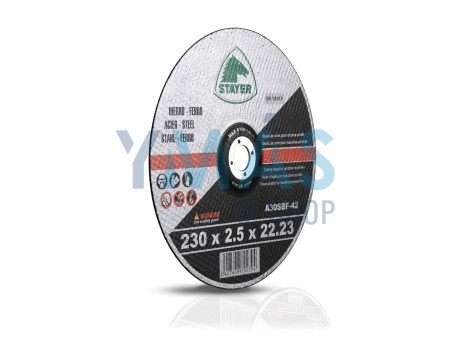 DISCO DE CORTE HIERRO 230 X 2,5 X 22MM