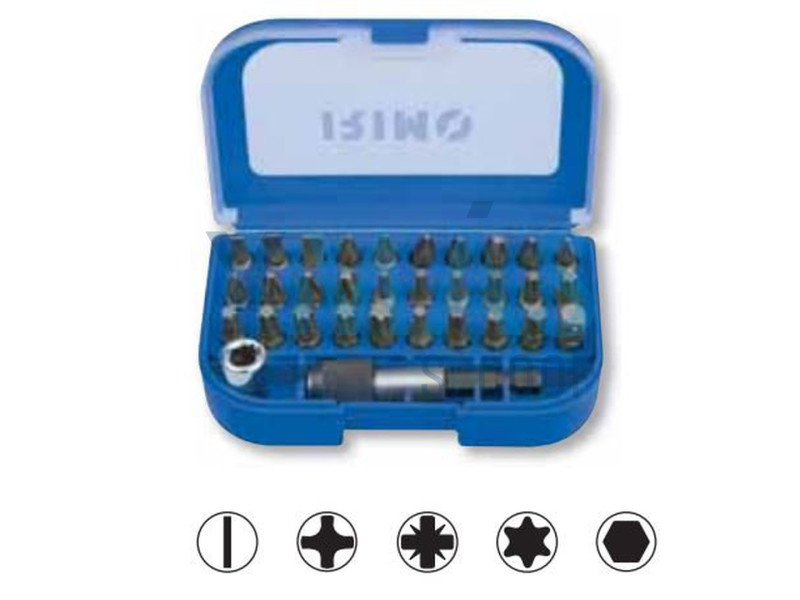 JUEGO DE PUNTAS ATORNILLADOR 1/4" 32 PIEZAS