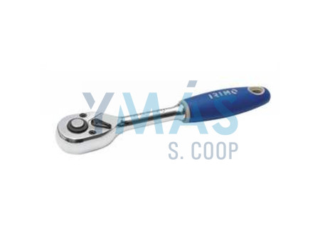 LLAVE CARRACA 1/2" REVERSIBLE MANGO BIMATERIAL           