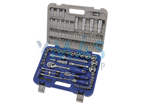 JUEGO LLAVE VASO 1/2" - 1/4" 101 PIEZAS
