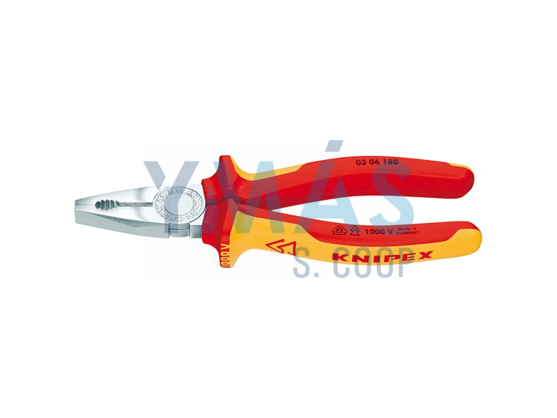 ALICATE UNIVERSAL 180MM-7" AISLADOS ELECTRICAMENTE 1.000V