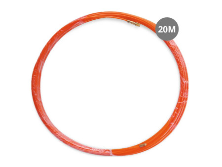 SONDA PASAHILOS PROFESIONAL FIBRA DE VIDRIO + METAL 4MM 20 METROS