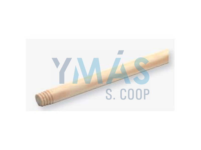 MANGO MADERA 120 X 22 MM CON ROSCA