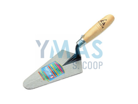 PALETA TRINGULAR FORJADA MANGO MADERA