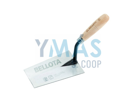 PALETA CUADRADA FORJADA MANGO MADERA