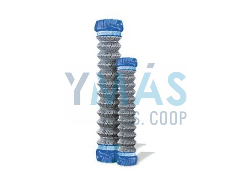 ROLLO MALLA METALICA CERCADOS SIMPLE TORSION GALVANIZADA 1,0 MT. 50/14 25M