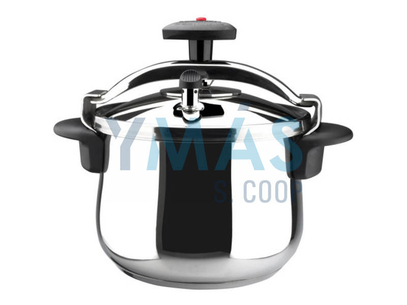 OLLA A PRESION RAPIDA STAR 6L ACERO INOXIDABLE BOMBEADA