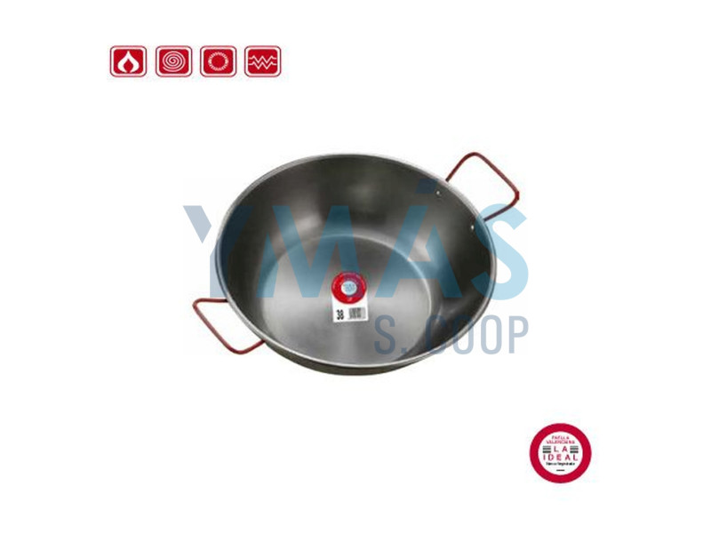 SARTEN HONDA ACERO PULIDO 60CM CON ASAS