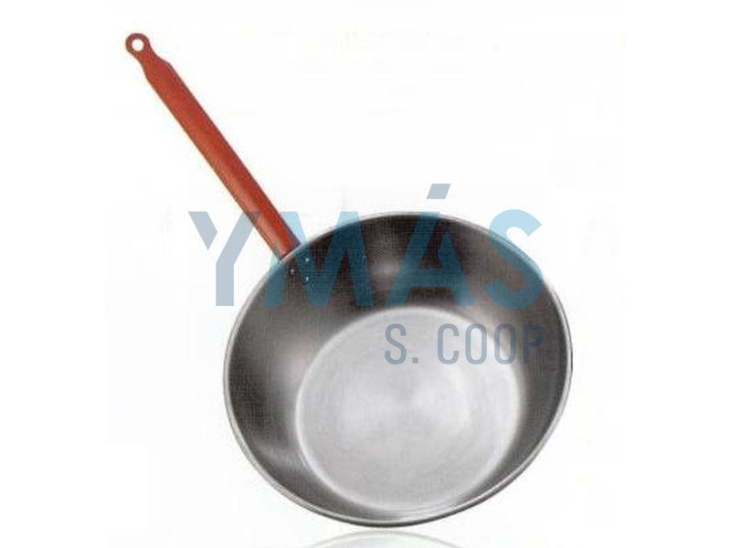 SARTEN HONDA CON MANGO 24CM PULIDA LA IDEAL 