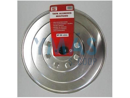 TAPA ALUMINIO MULTIUSO 20 CMS TECNHOGAR                    