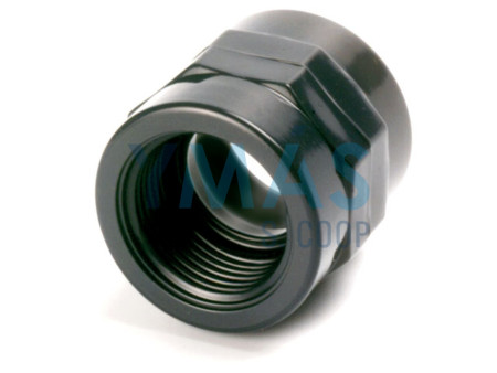 MANGUITO ENCOLAR ROSCA HEMBRA PVC PRESION 32MM - 1"