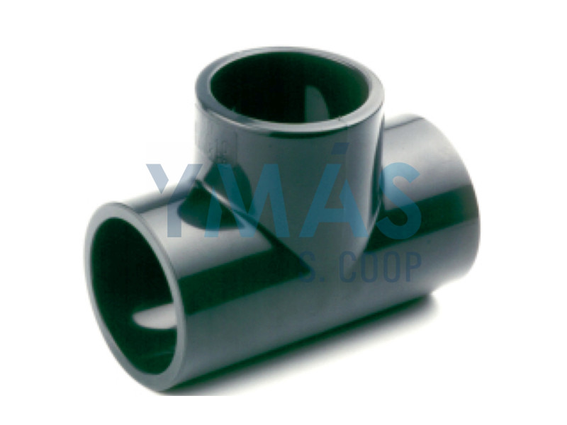 TE ENCOLAR IGUAL HEMBRA 90º PVC PRESION 25MM