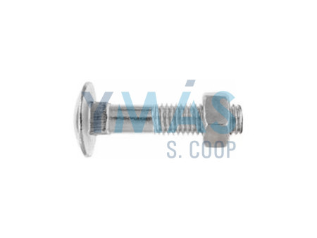 TORNILLO CUELLO CUADRADO DIN-603 6 X 70MM ZINCADO