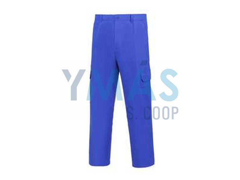 PANTALON ALGODON T-42 AZULINA MULTIBOLSILLOS      
