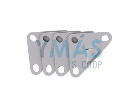 ESCUADRA REFUERZO PARA ESTANTERIA METALICA 70 X 70MM GALVANIZA                       