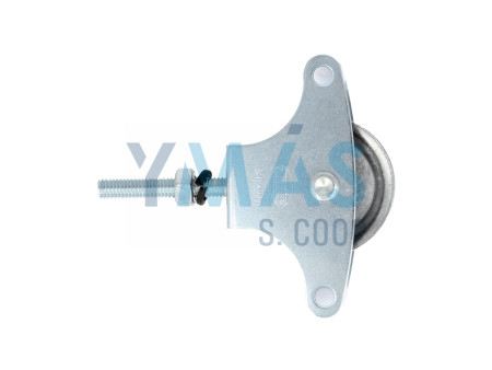 POLEA Nº3 CON TORNILLO METAL ZINCADO 40 X 6MM