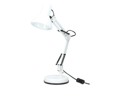 LAMPARA ESCRITORIO 575 X 210MM E-27 25W 220 - 240V BLANCA GARSACO 1900423 