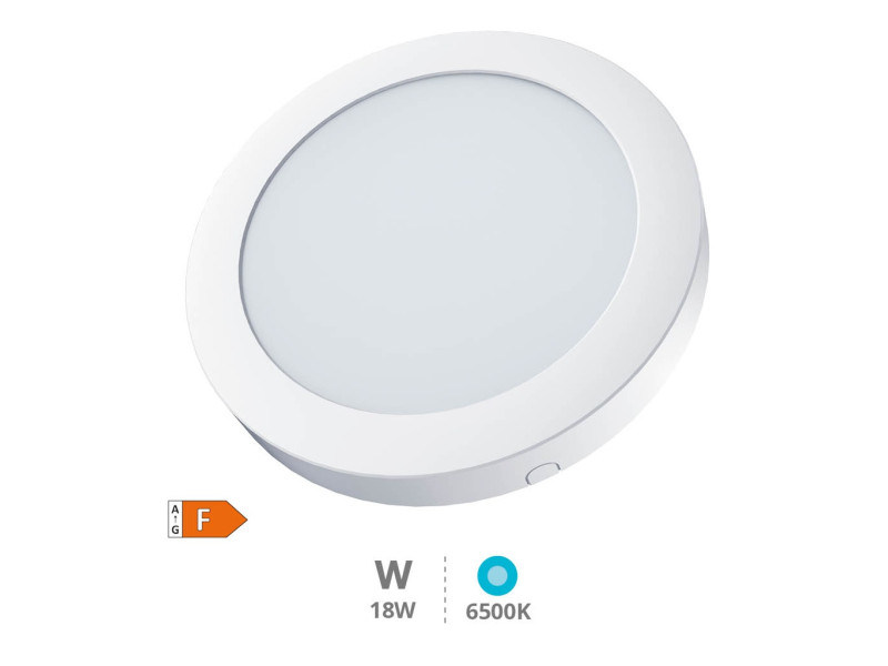 DOWNLIGHT SUPERFICIE LED REDONDO BOGUR 18W 6500K BLANCO