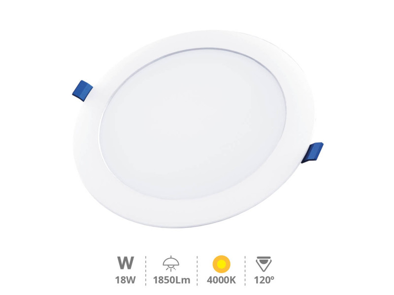 DOWNLIGHT EMPOTRABLE LED REDONDO BELUR 18W 4000K BLANCO