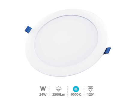 DOWNLIGNT EMPOTRABLE LED REDONDO BELUR 24W 6500K BLANCO