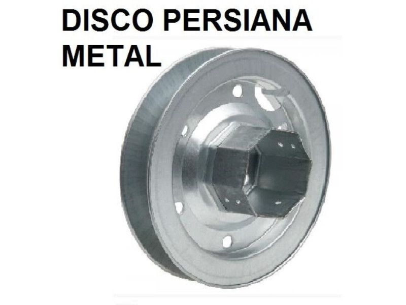DISCO PERSIANA METAL 180 X 60 ESPIGA 12 CINTA 22MM
