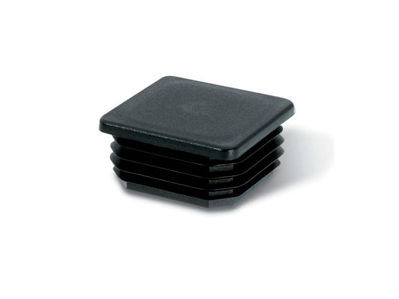 CONTERA PASTICO CUADRADA INTERIOR 16 X 16 MM NEGRO
