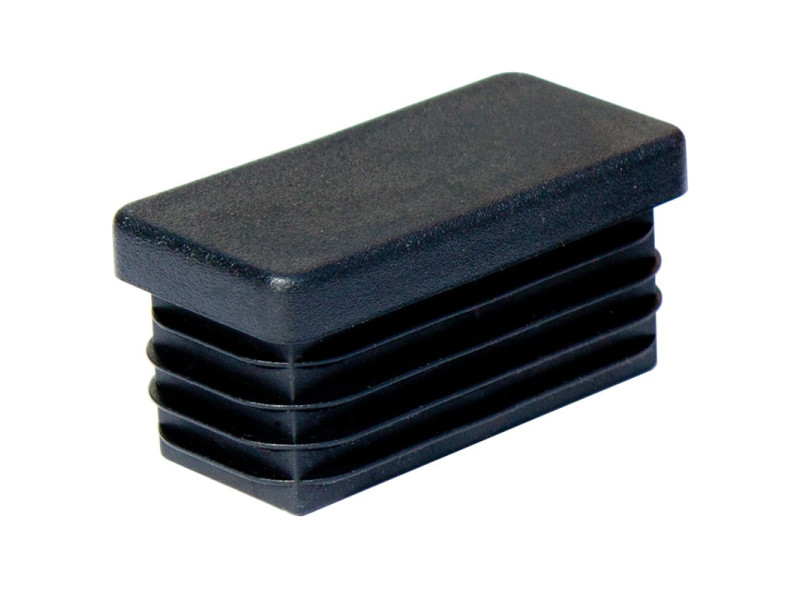CONTERA RECTANGULAR INTERIOR ESTRIADA NEGRO 80 X 60