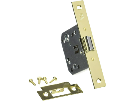 PICAPORTE UNIFICADO DE 70 LATONADO E3505/50 CANTO CUADRADO