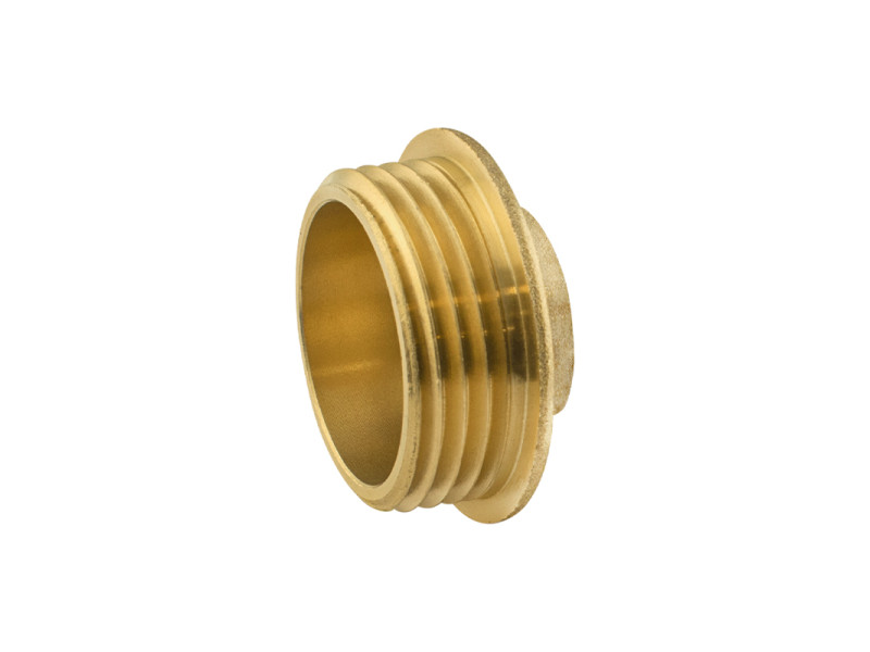 TAPON ROSCA MACHO  1/4" LATON