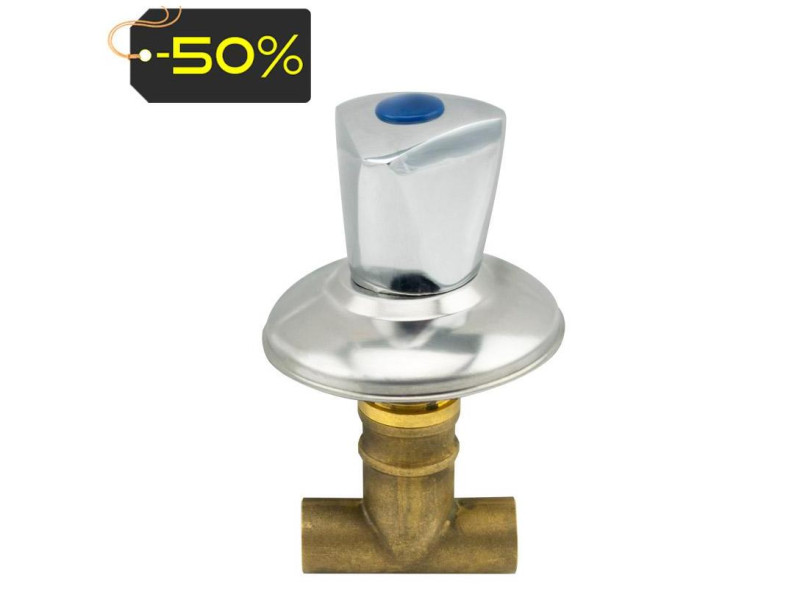 VALVULA-LLAVE ESFERA SOLDAR  PN30 22MM LATON