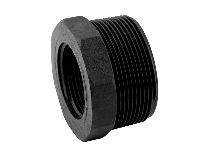 TUERCA REDUCCION ESPECIAL MACHO 2" - HEMBRA 1" POLIETILENO