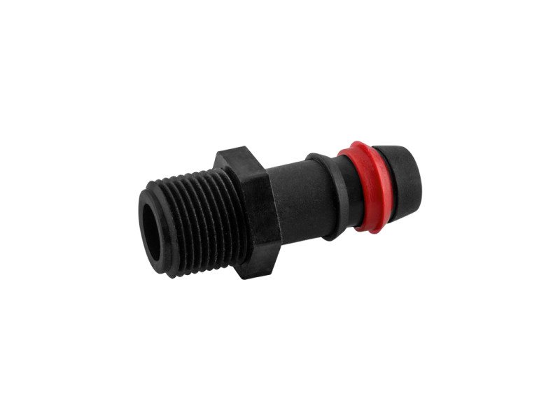 UNION ROSCA MACHO CON ANILLO SEGURIDAD 1/2" - 16MM