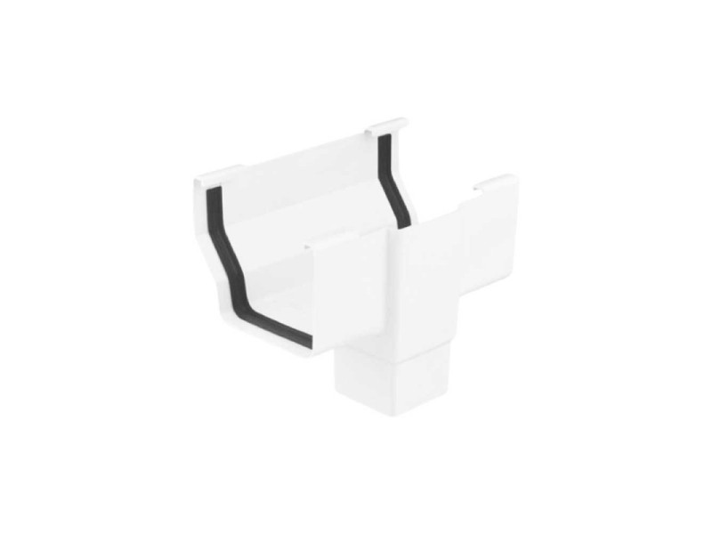 BAJADA CENTRAL CANALON EUME CUADRADO BLANCO FERROPLAST 223001