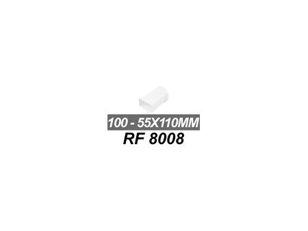 EMPALME MIXTO RECTO EXTRACCION DE GASES RECTANGULAR 110 X 55 - REDONDO 100