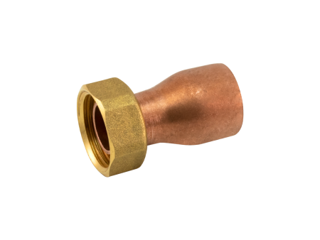 RACORD DOS PIEZAS LATON SOLDAR-ROSCAR 15MM - 1/2"