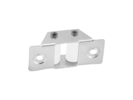 PASACINTA METALICO 2 RODILLOS NYLON 22MM
