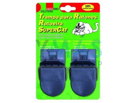 TRAMPA RATONES CON CEBO SUPERCAT (2UDS)