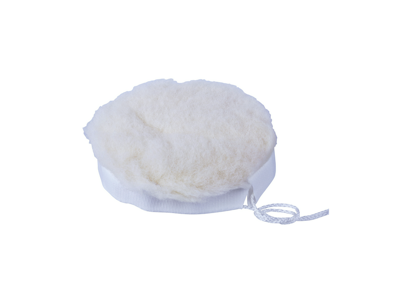 BONETE LANA PULIR CON CORDON 125MM
